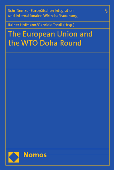 Cover of book: The European Union and the WTO Doha Round