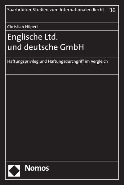 Cover of book: Englische Ltd. und deutsche GmbH
