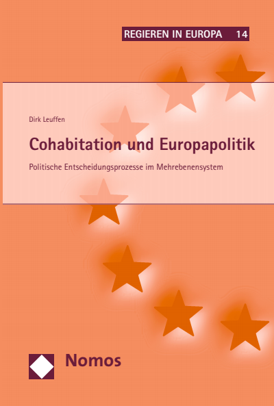 Cover of book: Cohabitation und Europapolitik
