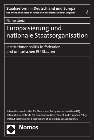 Cover des Buchs: Europäisierung und nationale Staatsorganisation