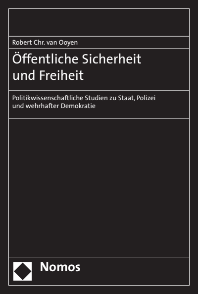 Cover of book: Öffentliche Sicherheit und Freiheit