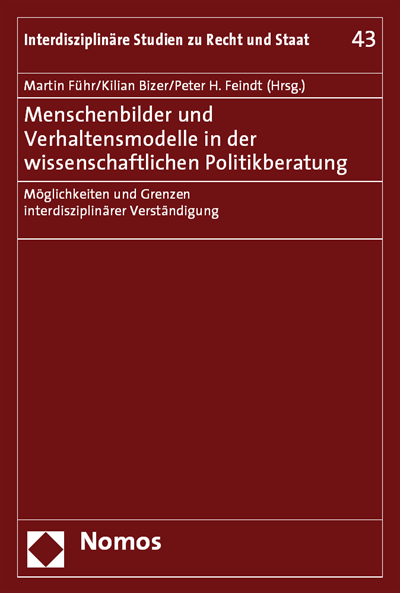 Cover of book: Menschenbilder und Verhaltensmodelle in der wissenschaftlichen Politikberatung