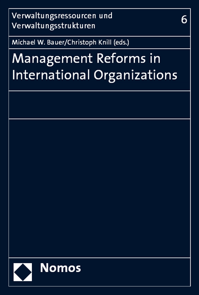 Cover of book: Management Reforms in International Organizations