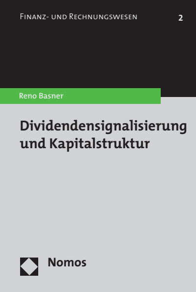 Cover of book: Dividendensignalisierung und Kapitalstruktur
