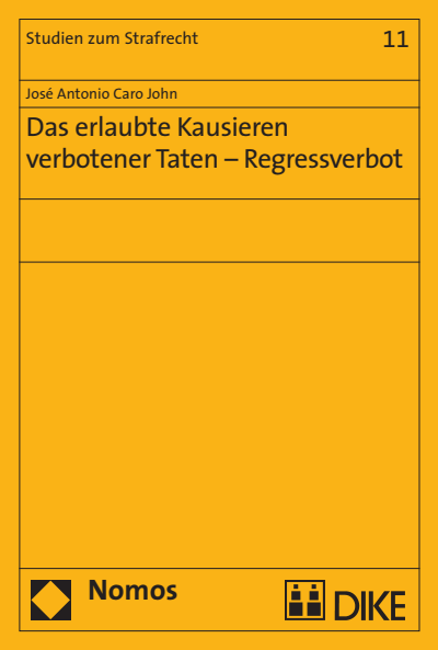Cover des Buchs: Das erlaubte Kausieren verbotener Taten - Regressverbot