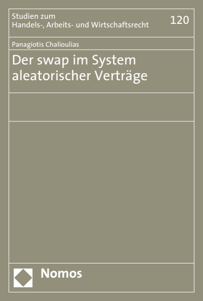Cover of book: Der swap im System aleatorischer Verträge