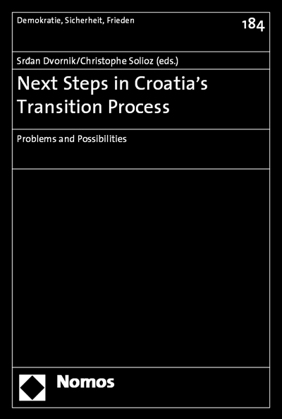 Cover of book: Next Steps in Croatia's Transition Process