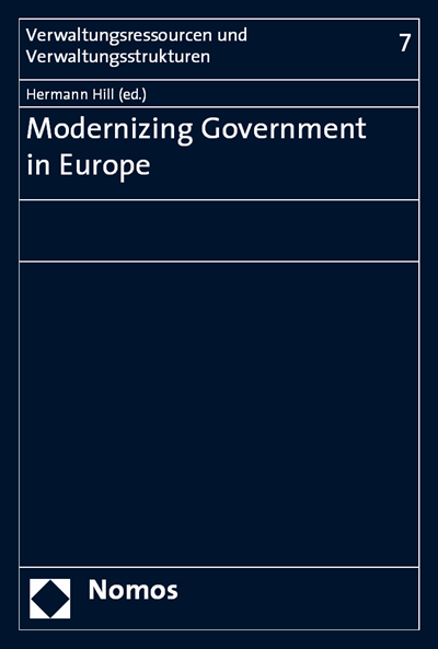 Cover of book: Modernizing Government in Europe