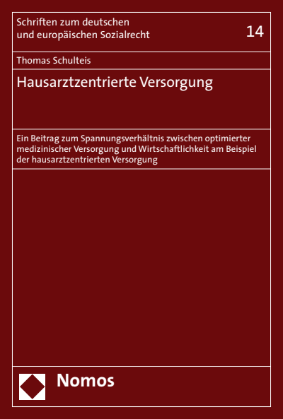 Cover des Buchs: Hausarztzentrierte Versorgung