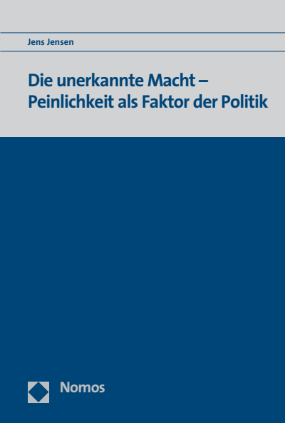 Cover of book: Die unerkannte Macht - Peinlichkeit als Faktor der Politik