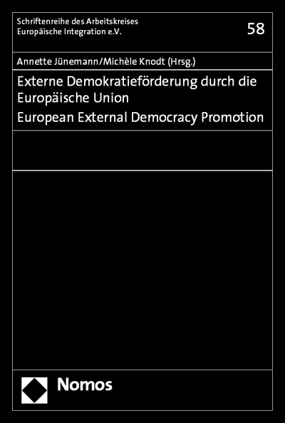 Cover des Buchs: Externe Demokratieförderung durch die Europäische Union European External Democracy Promotion