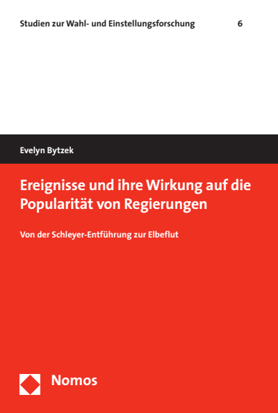 Cover of book: Ereignisse und ihre Wirkung auf die Popularität von Regierungen