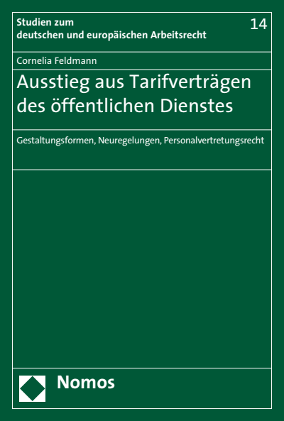 Cover des Buchs: Ausstieg aus Tarifverträgen des öffentlichen Dienstes