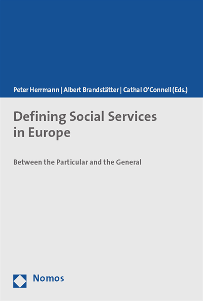 Cover des Buchs: Defining Social Services in Europe