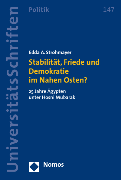 Cover of book: Stabilität, Friede und Demokratie im Nahen Osten?