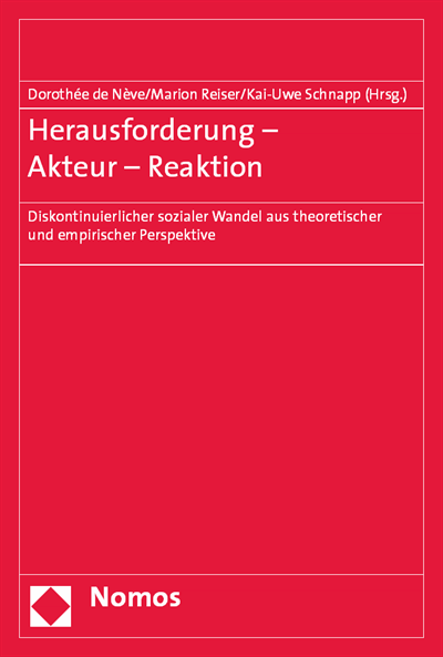 Cover des Buchs: Herausforderung - Akteur - Reaktion