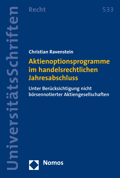Cover des Buchs: Aktienoptionsprogramme im handelsrechtlichen Jahresabschluss
