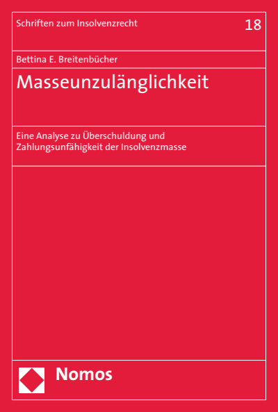 Cover of book: Masseunzulänglichkeit