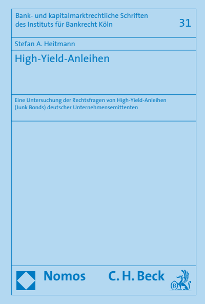 Cover of book: High-Yield-Anleihen