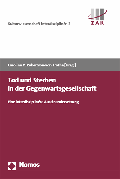 Cover des Buchs: Tod und Sterben in der Gegenwartsgesellschaft