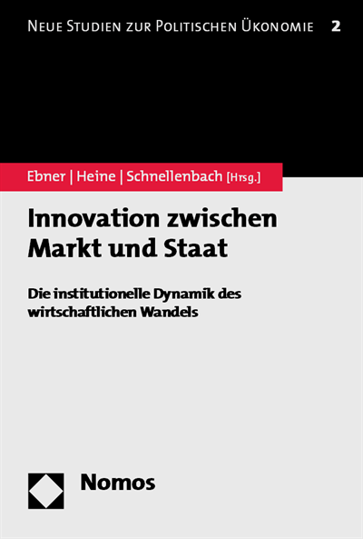 Cover of book: Innovation zwischen Markt und Staat