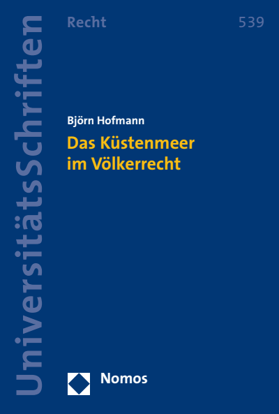 Cover des Buchs: Das Küstenmeer im Völkerrecht