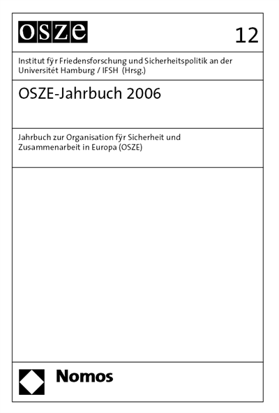Cover des Buchs: OSZE-Jahrbuch 2006