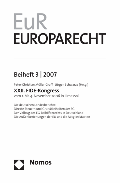 Cover des Buchs: XXII. Fide-Kongress vom 1. bis 4. November 2006 in Limassol