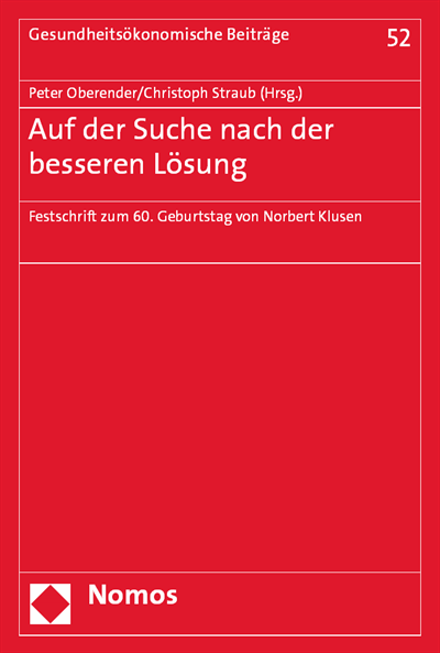 Cover des Buchs: Auf der Suche nach der besseren Lösung