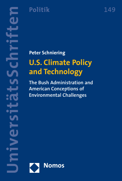 Cover des Buchs: U.S. Climate Policy and Technology
