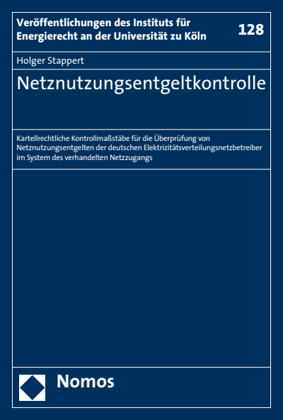 Cover of book: Netznutzungsentgeltkontrolle
