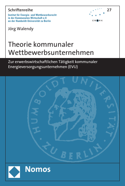 Cover des Buchs: Theorie kommunaler Wettbewerbsunternehmen