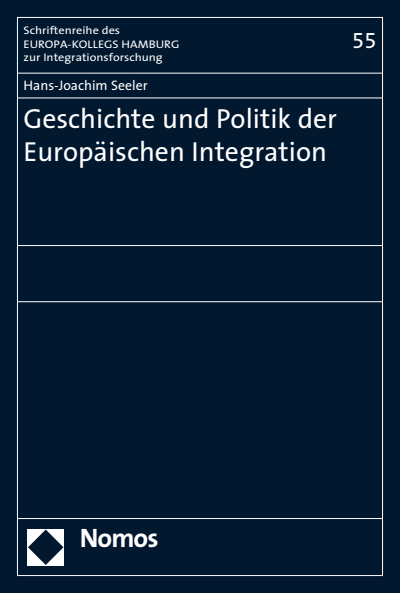 Cover des Buchs: Geschichte und Politik der Europäischen Integration