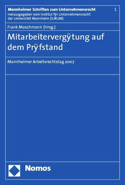 Cover of book: Mitarbeitervergütung auf dem Prüfstand