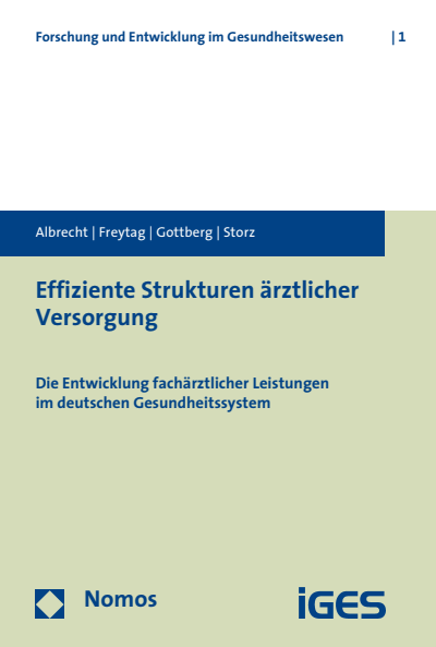 Cover of book: Effiziente Strukturen ärztlicher Versorgung