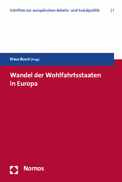 Cover des Buchs: Wandel der Wohlfahrtsstaaten in Europa