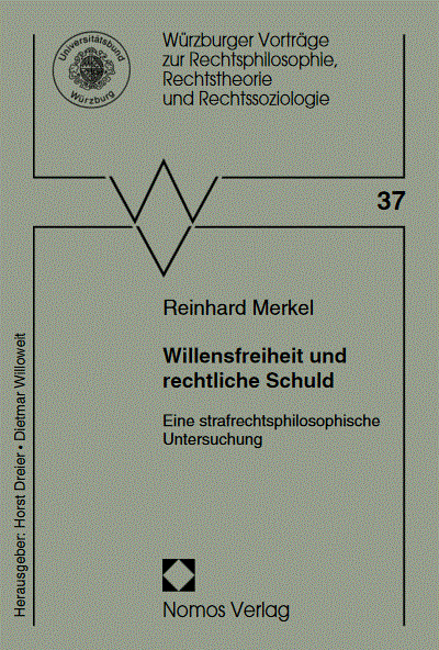 Cover of book: Willensfreiheit und rechtliche Schuld