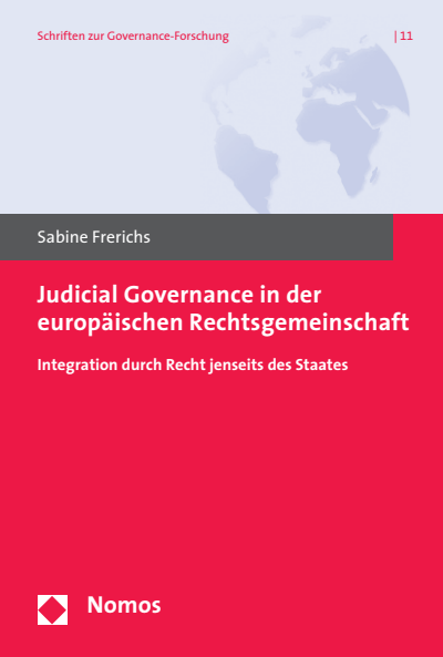 Cover of book: Judicial Governance in der europäischen Rechtsgemeinschaft