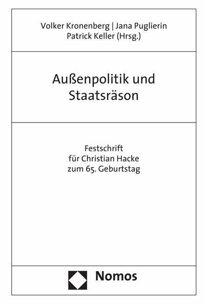 Cover of book: Außenpolitik und Staatsräson
