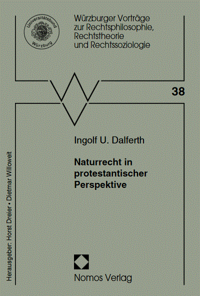 Cover of book: Naturrecht in protestantischer Perspektive