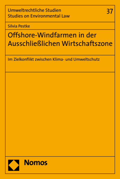Cover des Buchs: Offshore-Windfarmen in der Ausschließlichen Wirtschaftszone