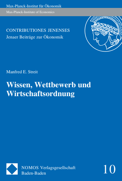 Cover des Buchs: Wissen, Wettbewerb und Wirtschaftsordnung