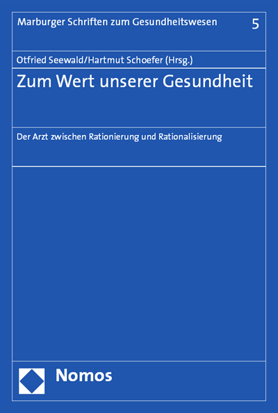 Cover des Buchs: Zum Wert unserer Gesundheit