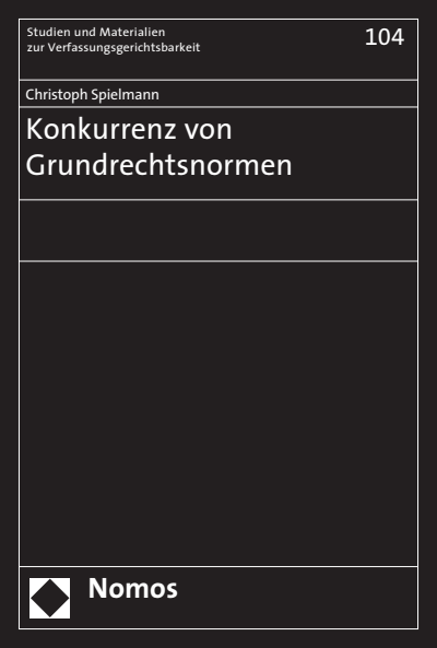 Cover of book: Konkurrenz von Grundrechtsnormen