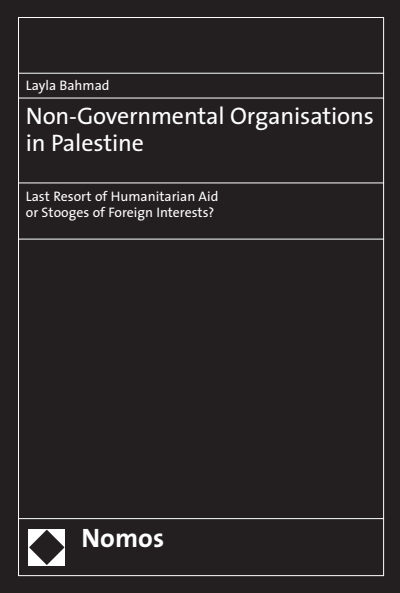 Cover des Buchs: Non-Governmental Organisations in Palestine