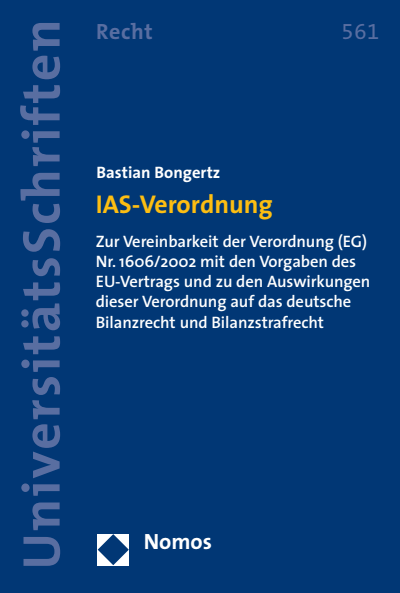 Cover des Buchs: IAS-Verordnung