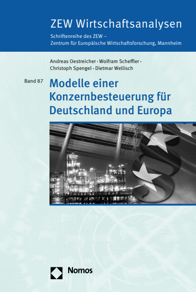 Cover of book: Modelle einer Konzernbesteuerung für Deutschland und Europa