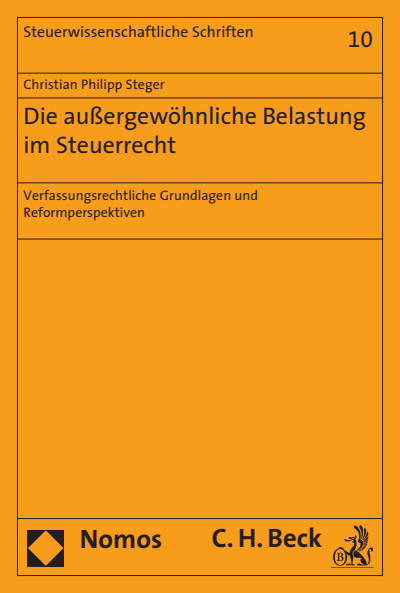 Cover of book: Die außergewöhnliche Belastung im Steuerrecht