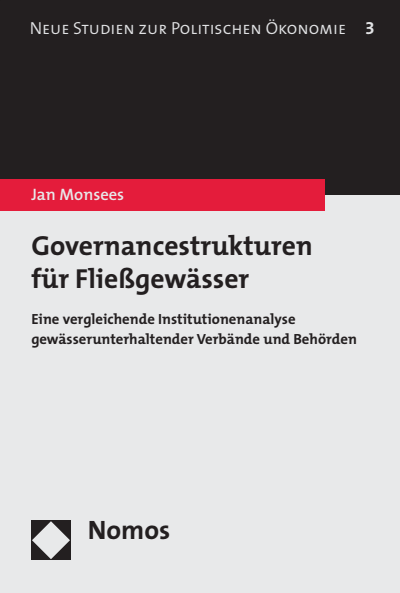 Cover des Buchs: Governancestrukturen für Fließgewässer