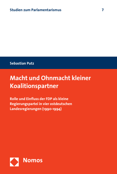 Cover des Buchs: Macht und Ohnmacht kleiner Koalitionspartner